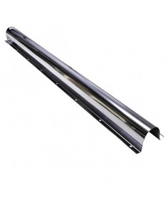 Goulotte de protection inox pour tube gaz largeur 90mm longueur 1m pour tube de 54mm TEN 999090