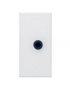 Prise Jack femelle 3,5mm à visser Mosaic 1 module blanc LEGRAND 078764 2