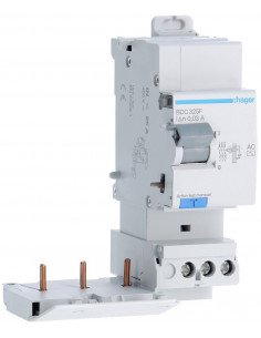 Bloc différentiel 3 Pôles 25A 30mA type AC HAGER BDC325F