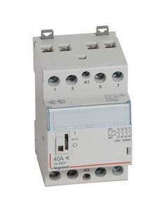 Contacteur de puissance CX³ silencieux bobine 230V 4 Pôles 400V 40A 4 à Fermeture 3 modules LEGRAND 412562 2