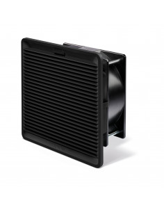 Ventilateur à filtre noir taille 5 230V AC 550m³ h Push-in IP54 FINDER 7F20823055500