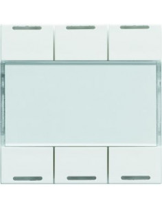 Mécanisme KNX 6 boutons poussoir à LED essensya  HAGER WST316