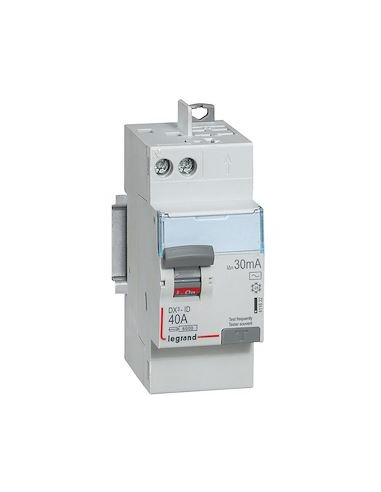 Interrupteur Différentiel DX3-ID 2 Pôles 40A Type AC 30MA LEGRAND 411632