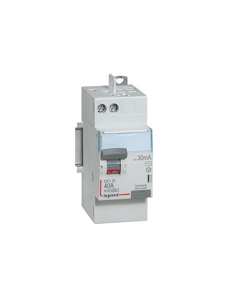 Interrupteur Différentiel DX3-ID 2 Pôles 40A Type AC 30MA LEGRAND 411632