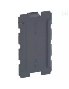 Obturateur Batibox pour supports références 080253 et 080266 équipés de 6 modules LEGRAND 079106