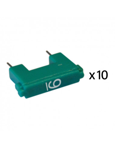 Jeu de 10 cavaliers de configuration pour système BUS avec marquage 9 BTICINO 3501/9
