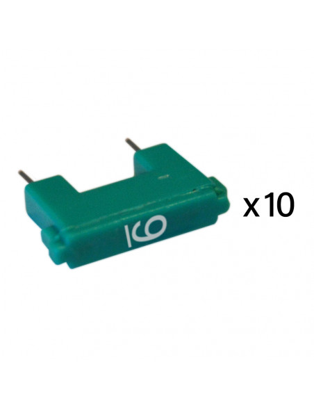 Jeu de 10 cavaliers de configuration pour système BUS avec marquage 9 BTICINO 3501/9