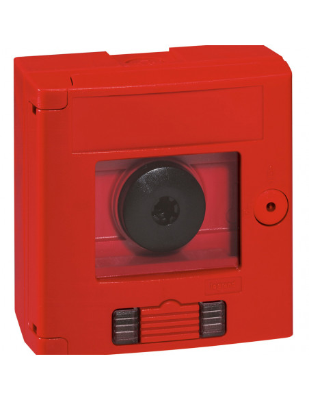 Coffret bris de glace double position IP44 rouge avec 2 voyants montage en saillie LEGRAND 038024