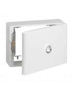 Habillage Drivia 18 modules pour platine 13 référence 401181 ou 401191 RAL9003 LEGRAND 401189