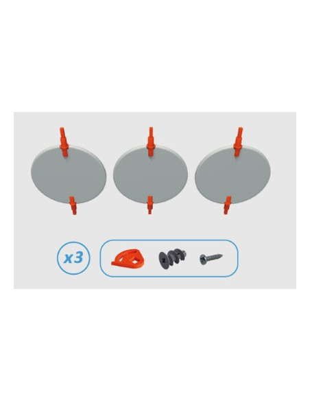 Lot de 3 volet Neopor D.200mm BAILLINDUSTRIE VRD 900