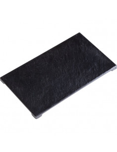 Cache pour receveur de douche noir effet pierre ODYSSEA SMC-COVER-STONE-BLACK