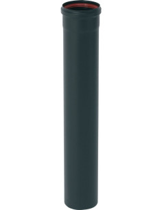 Conduit émaillé noir mat D80 0,5ML TOLERIE EMAILLERIE NANTAISE 344509 2