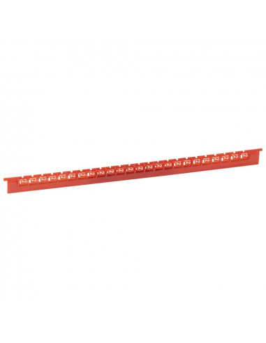 600 repères Mémocab largeur 2,3mm avec chiffre 2 selon code couleur international LEGRAND 037810