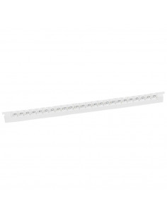 240 repères Mémocab largeur 2,3mm avec lettre majuscule Q noir sur fond blanc  LEGRAND 037842 2