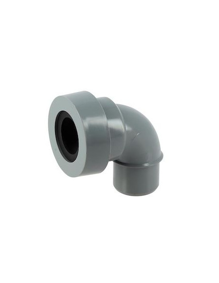 Coude simple a joint male/femelle 87°30 diametre 32mm NICOLL CF8J
