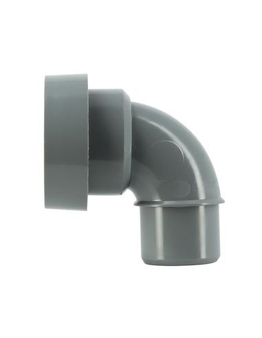 Coude simple a joint male/femelle 87°30 diametre 32mm NICOLL CF8J