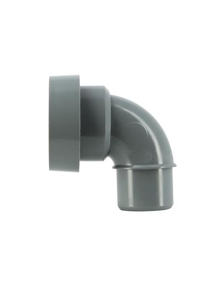 Coude simple a joint male/femelle 87°30 diametre 32mm NICOLL CF8J