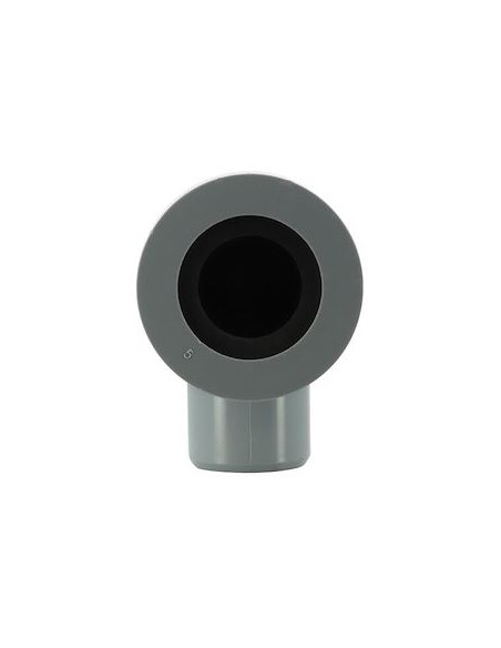 Coude simple a joint male/femelle 87°30 diametre 32mm NICOLL CF8J