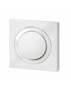 Interrupteur ou va-et-vient Dooxie IP44 10AX 250V~ livré avec plaque carrée blanche LEGRAND 600013 2