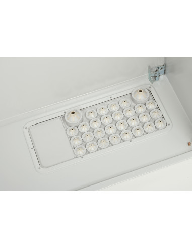 Plaque Cabstop IP55 avec 28 entrées Ø5mm à Ø14mm et 2 sorties Ø14mm à Ø24mm avec 1 réserve LEGRAND 036496
