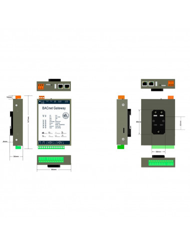 Passerelle de communication BACNET GENESIS ATLANTIC 876707