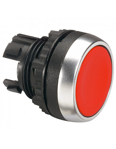 Tête à impulsion non lumineuse affleurante IP69 Osmoz composable rouge LEGRAND 023801