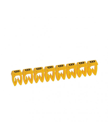 300 Repères CAB 3 pour filerie 1,5mm² à 2,5mm² avec lettre majuscule B LEGRAND 038331