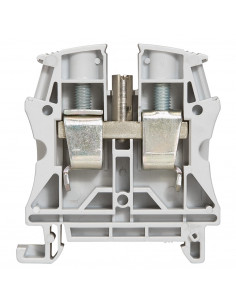Bloc de jonction de passage à vis viking 3 avec 1 jonction 1 entrée 1 sortie section 16mm² pas 12mm gris LEGRAND 037164