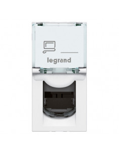 Prise RJ45 catégorie 6 STP blindée Mosaic 1 module blanc LEGRAND 076563 2