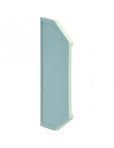 Plaque d'extrémité pour KXA10L - KXA16L. Couleur: gris HAGER KWE04G 2
