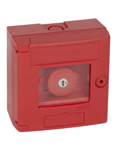 Coffret bris de glace coup de poing IP44 rouge montage en saillie LEGRAND 038003