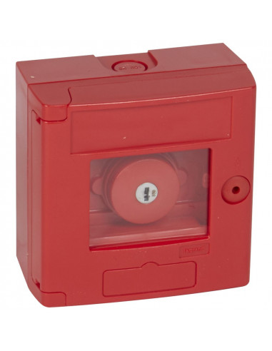 Coffret bris de glace coup de poing IP44 rouge montage en saillie LEGRAND 038003