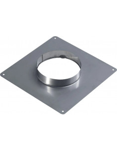 Plaque étanchéité H inox 155x161mm TEN 96155