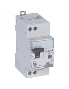 Disjoncteur différentiel DX³4500 à vis U+N 230V 40A type AC 30mA courbe C 2 modules LEGRAND 410709 2