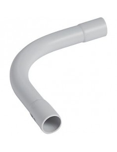 Cintre grand rayon 90° IP44 D.25mm et rayon 90mm gris RAL7035 LEGRAND 06043