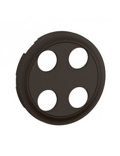 Enjoliveur prise Banana gold double Céliane Noir LEGRAND CN2312