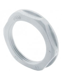 Ecrou plastique PG48 pour presse étoupe plastique hexagonal à embase gris LEGRAND 386880 2