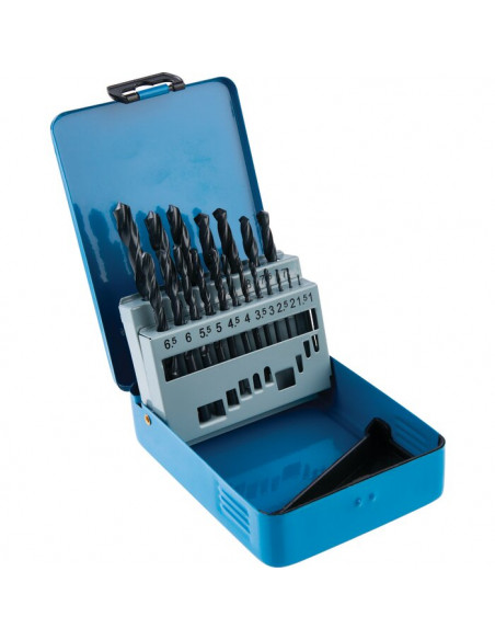 Coffret métal HSS Tivoly 19 forets Diamètre de 1 à 10 mm TIVOLY 90200170002