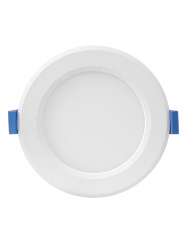 Spot FLAT-ISO-Downlight IP20/65 recouvrable fixe blanc LED 8W 860lm 3000/4000K(CCT) ARIC 50918