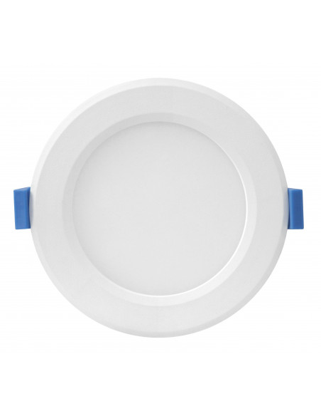 Spot FLAT-ISO-Downlight IP20/65 recouvrable fixe blanc LED 8W 860lm 3000/4000K(CCT) ARIC 50918