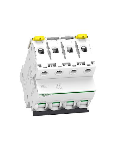 Acti9 iC60N disjoncteur 4 Pôles 10A courbe D SCHNEIDER A9F75410