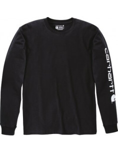 SLEEVE LOGO T-SHIRT BLK L CARHARTT S1EK231BLKL