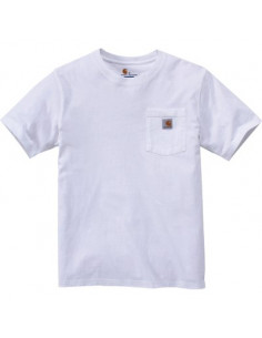 TSHIRT WORKPOCKET SS BLANC M CARHARTT S1103296100M