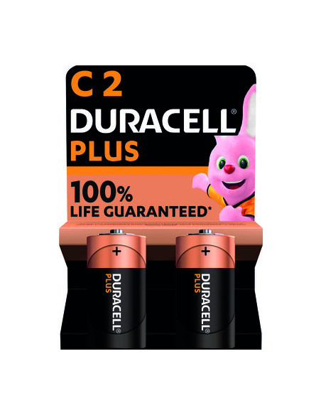 DURACELL PLUS 100% C X2 DURACELL 5000394141827