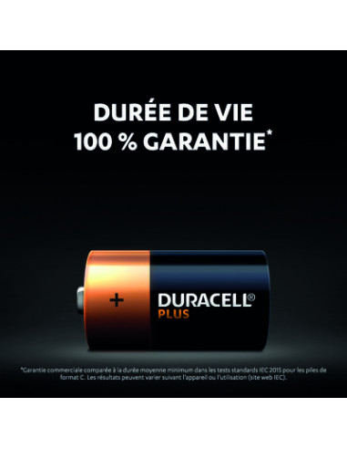 DURACELL PLUS 100% C X2 DURACELL 5000394141827