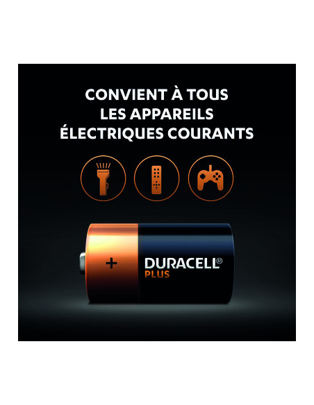 DURACELL PLUS 100% C X2 DURACELL 5000394141827