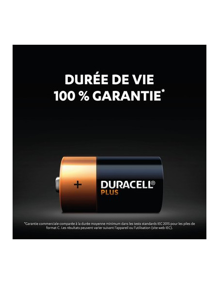 DURACELL PLUS 100% C X2 DURACELL 5000394141827