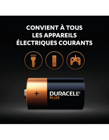 DURACELL PLUS 100% C X2 DURACELL 5000394141827