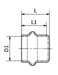 BOUCHON CU F 18 A SERTIR GAZ CONEX / BÄNNINGER PG5301 0180000 2