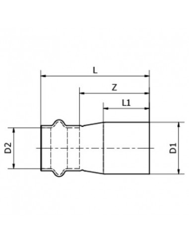 REDUC CU MF 42-35 A SERTIR GAZ CONEX / BÄNNINGER PG5243 0423500